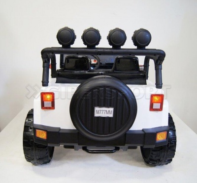 Электромобиль RiverToys JEEP M777MM 4*4 White