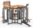 Мультистанция для функционального тренинга Fitex Pro KF-S5 Мультистанция для функционального тренинга Fitex Pro KF-S5 | sportres.ru