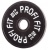 Диск для штанги каучуковый, черный, D-51, 2 кг. Profi-Fit | sportres.ru