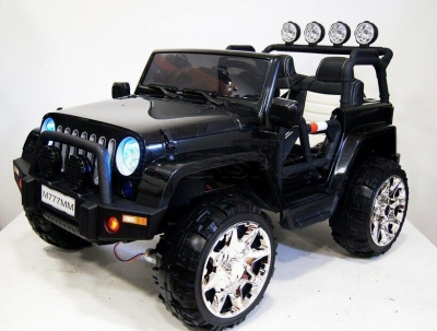 Электромобиль RiverToys JEEP M777MM 4*4 Black