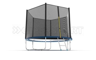 Батут с внешней сеткой и лестницей EVO JUMP External 10ft (Blue)