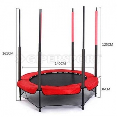 Батут с внутренней сеткой EVO JUMP 4,5ft (140см) + нижняя сеть