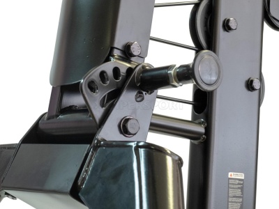 Тяга сверху. Вертикальный блок DHZ Pulldown Стек 109 кг E-4035A