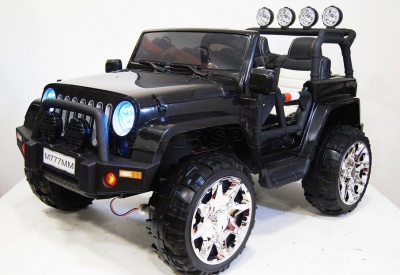 Электромобиль RiverToys JEEP M777MM 4*4 Black