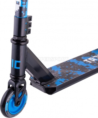 Самокат трюковый Ridex Tactic blue 100 мм