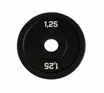Диск бамперный OriginalFitTools 1,25 кг (черный)