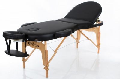 Складной массажный стол RESTPRO VIP OVAL 3 Black