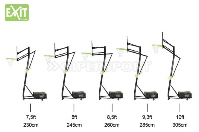 Передвижная баскетбольная система Exit Toys