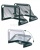 Футбoльныe вoротa Exit Toys ПИКО (2 шт в нaборe) cклaдные
