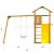 Уютный столик со скамейками и тентом Rainbow Play Sistems (Cozy Picnic Table RYB)