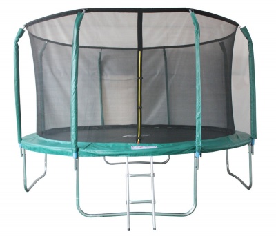 Батут 12FT 3,66м Sport Elite с защитной сеткой (внутрь) с лестницей GB102011-12FT