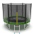 Батут с внешней сеткой и лестницей EVO JUMP External 10ft (Green)