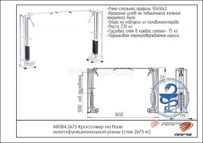 Кроссовер на базе многофункциональной рамы ARMS AR084.2х75
