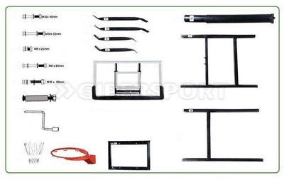 Баскетбольный щит 48" DFC BOARD48P