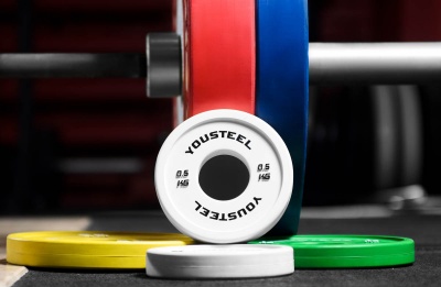 Диски тренировочные малые Yousteel белый 0.5 кг