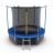 Батут с внутренней сеткой EVO JUMP Internal 8ft (Sky) + нижняя сеть