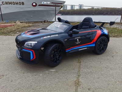 Электромобиль BMW М6 GT 3 черный