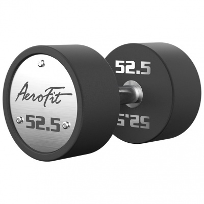 Набор полиуретановых гантелей, 52,5-60 кг, 4 пары AeroFit AFPUDB52,5-60