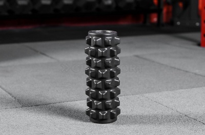 Роллер массажный Yousteel GRID FOAM ROLLER, 33 х 12.7 см черный