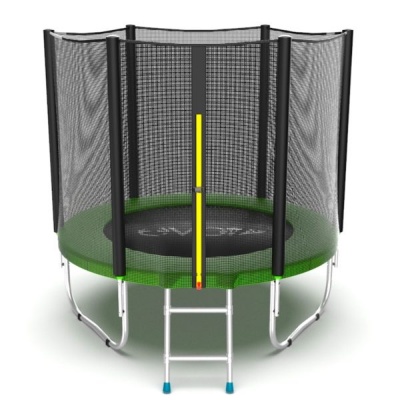Батут SportElite 3,05м MZ-10FT-M с защитной сеткой внутрь и лестницей