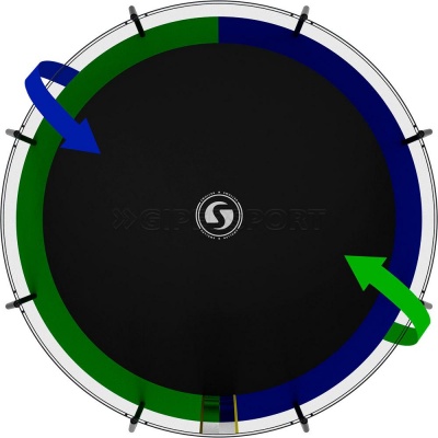 Батут SWOLLEN Prime Black 14 FT