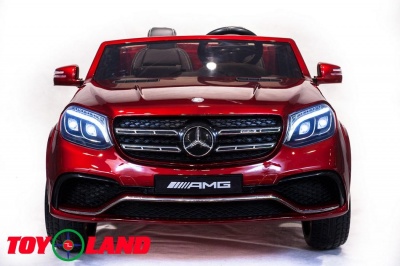 Детский электромобиль ToyLand Mercedes-Benz GLS63 AMG красный (краска)