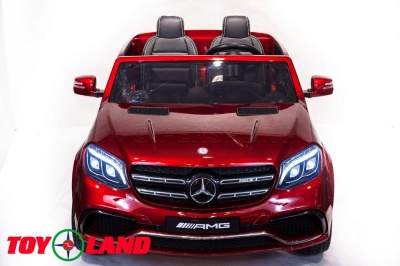 Детский электромобиль ToyLand Mercedes-Benz GLS63 AMG красный (краска)