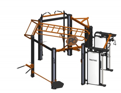 Профессиональный комплекс для групповых, функциональных, кросфит и workout тренировок Inotec Р6 TOP | sportres.ru
