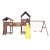 Игровой дом Exit Toys с горкой 550 красный
