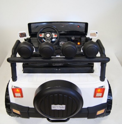 Электромобиль RiverToys JEEP M777MM 4*4 White