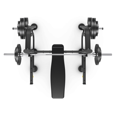 Скамья горизонтальная для жима со страховочными упорами Vision Fitness VST600-FW88 | sportres.ru