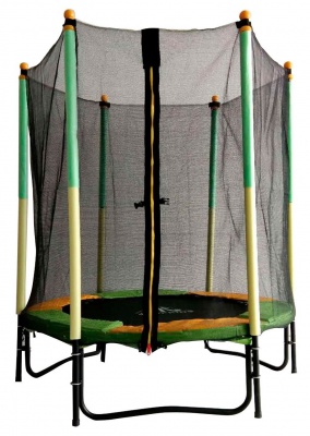 Батут DFC JUMP KIDS 55" зелено-желтый
