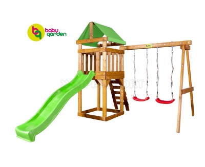 Детская игровая площадка Babygarden Play 2 зеленый