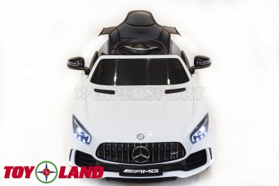 Электромобиль ToyLand Mercedes-Benz GTR белый