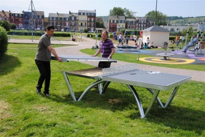 Антивандальный теннисный стол Cornilleau PARK grey