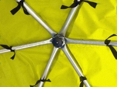 Батут Optifit Like Green 8ft с желтой крышей