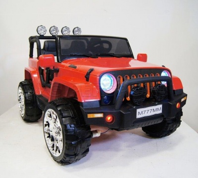 Электромобиль RiverToys JEEP M777MM 4*4 Red