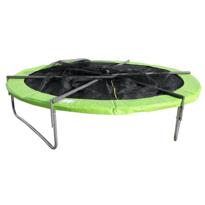 Батут DFC JUMP 12 ft складной, с сеткой apple green