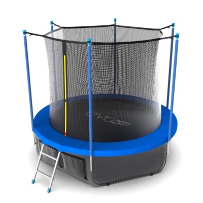 Батут с внутренней сеткой EVO JUMP Internal 12ft (Sky) + нижняя сеть