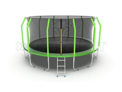 Батут Optifit Like Blue 12ft с синей крышей