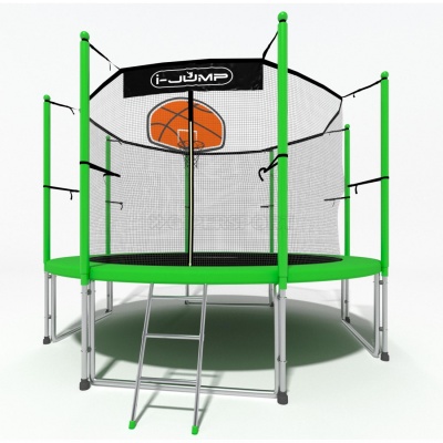 Батут i-Jump Basket 12ft green