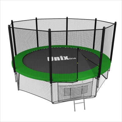 Батут UNIX line 12 ft outside (Green)