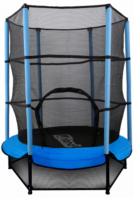 Мини батут ARLAND с защитной сеткой (Blue)