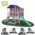 Игровой дом Exit Toys с горкой 550 красный