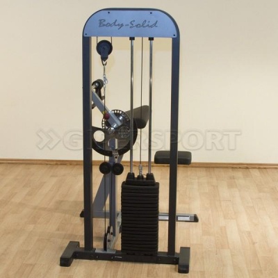 Блочный тренажер Body Solid бицепс-трицепс с весовым стеком 95 кг
