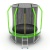 Батут с внутренней сеткой и лестницей Evo Jump Cosmo 6ft (Green)