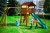 Детские городки Jungle Cottage + Rock +SwingModule Xtra + Рукоход с гимнастическими кольцами