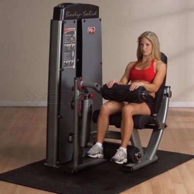 Двухпозиционный тренажер сгибание-разгибание ног сидя Body Solid DLEC-SF
