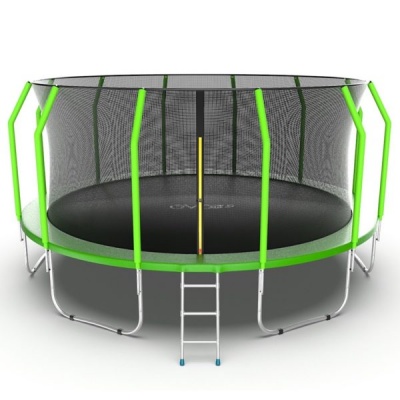 Батут Optifit Like Blue 12ft с синей крышей