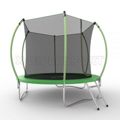 Батут с внутренней сеткой и лестницей EVO JUMP Internal 10ft (Green)